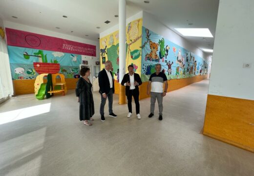 A Xunta financia melloras na Escola Infantil Pública de Coristanco por un valor próximo aos 20.000 euros